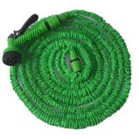 As seen on TV magic garden hose with solid brass fittings spray nozzle