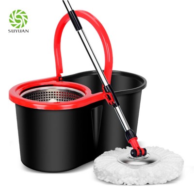 Plastic baskets magic double spin magic microfiber spin 360 black cyclonic easy mop