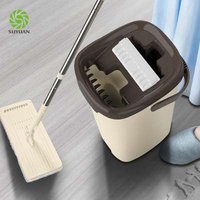 2020 New arrival SUYUAN House Cleaning Flat Mop with 2 refill Mop cleaning