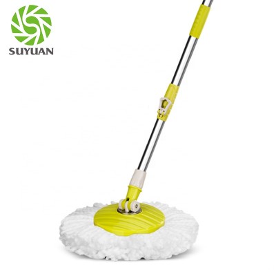 Save power telescopic hand press floor cleaner mop, mop and bucket set